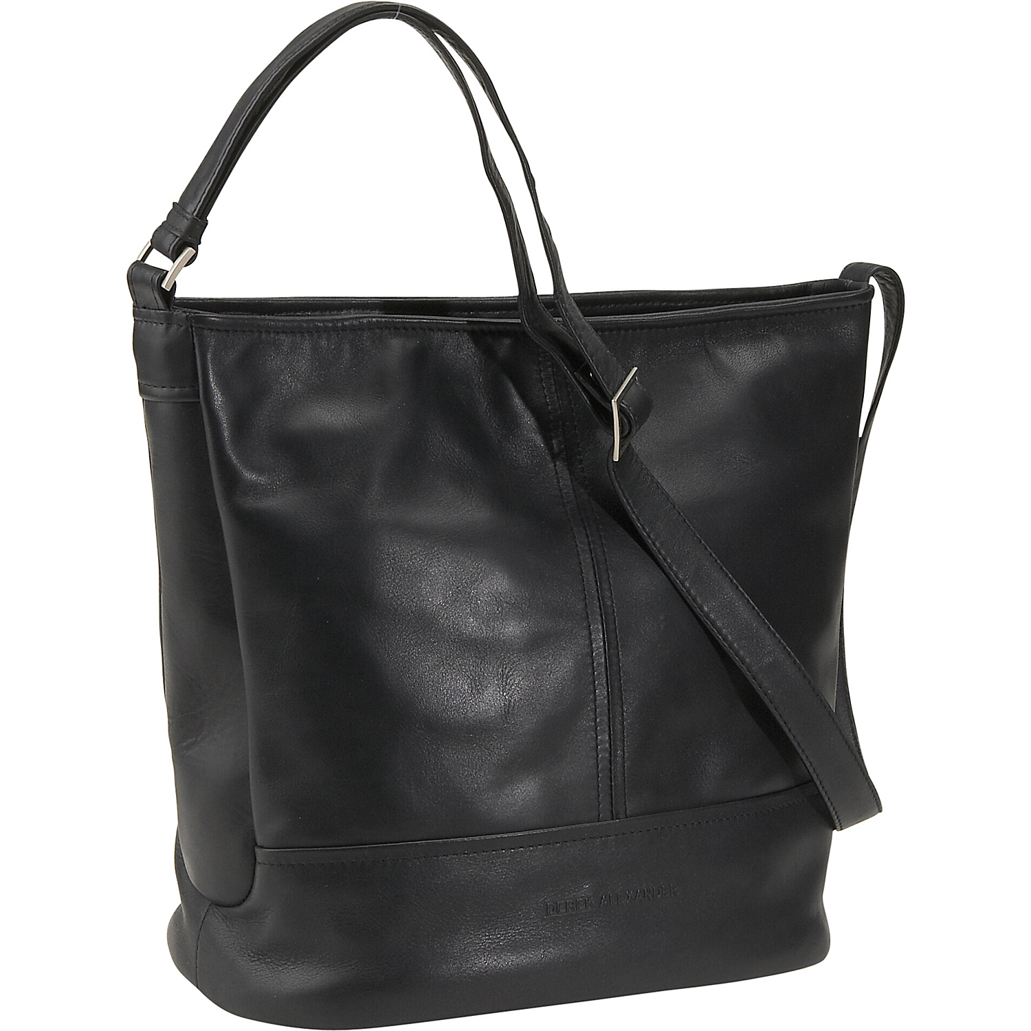 North/South Double Compartment Bucket Bag