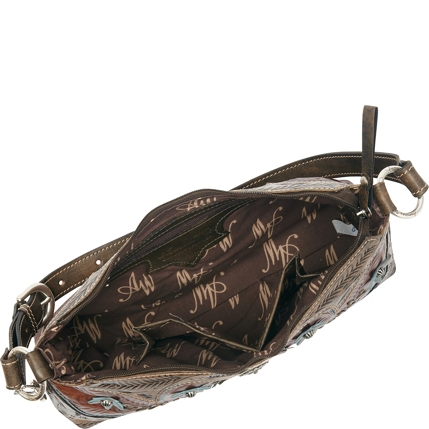 Desert Wildflower Zip top Shoulder Bag