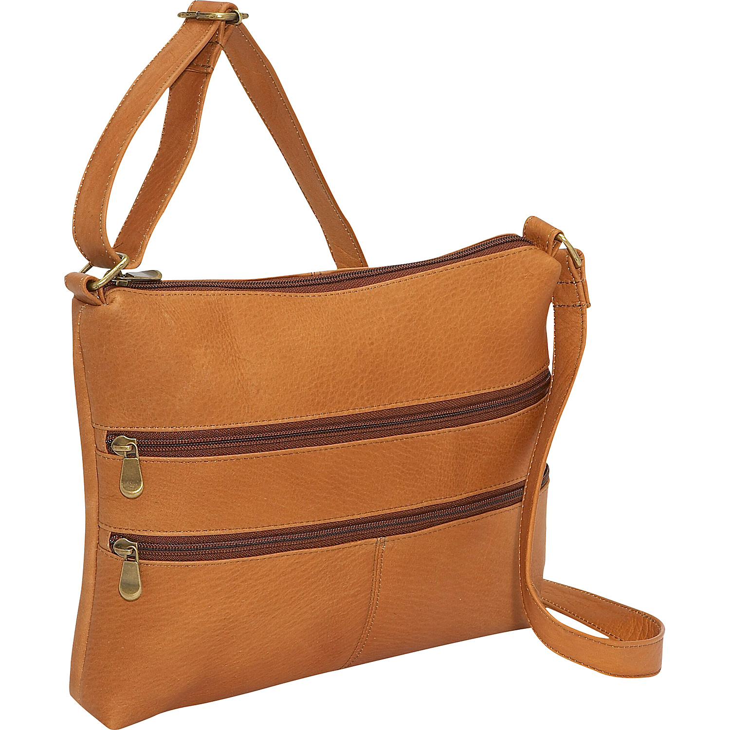 Two Zip Crossbody