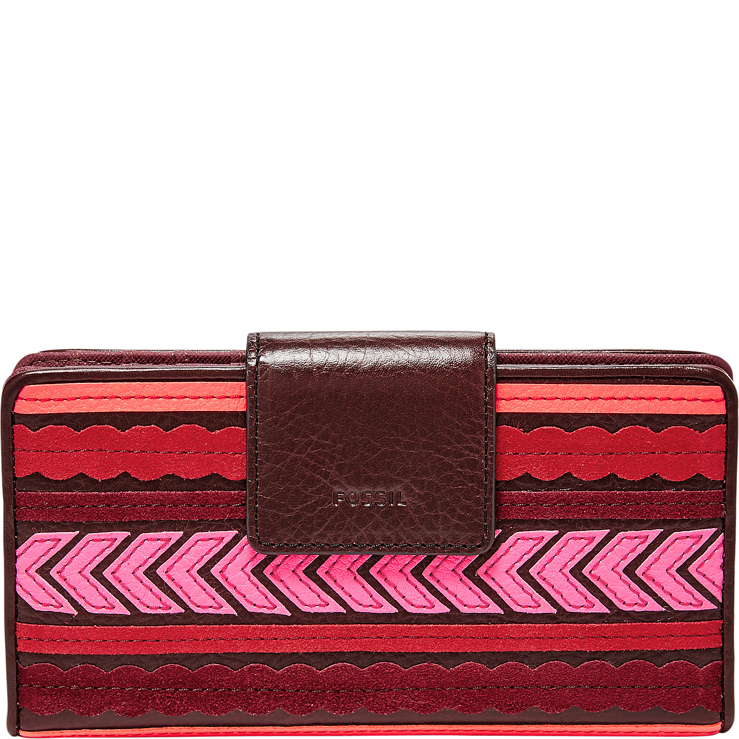 Emma RFID Tab Leather Clutch