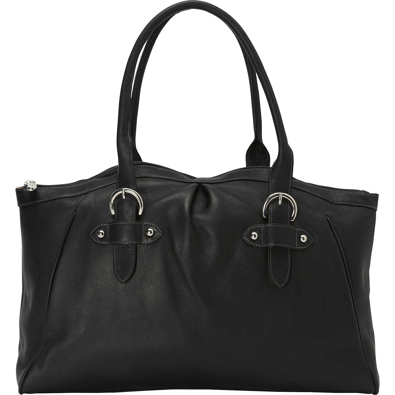 Large Top-Zip Shoulder Bag