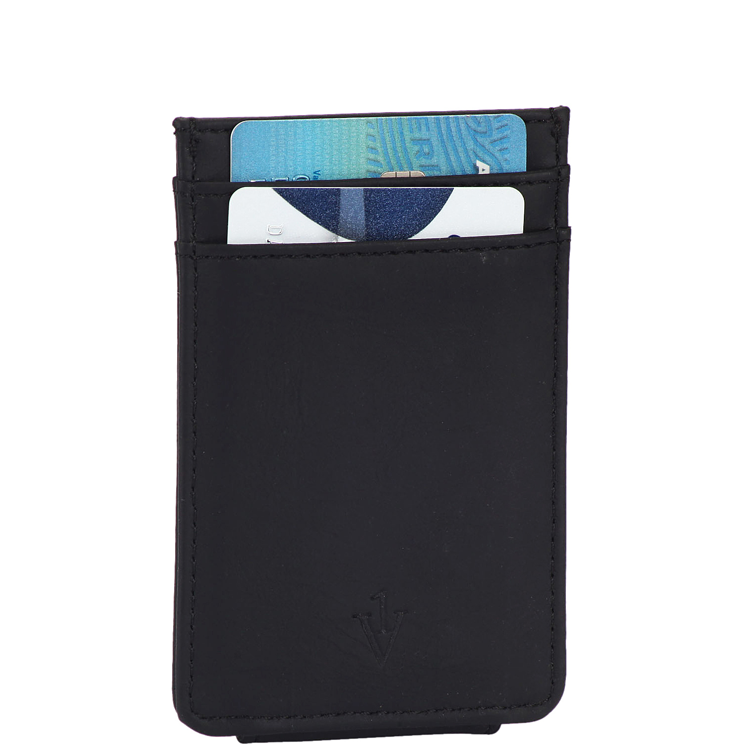 The Striker RFID Blocking Leather Card Holder & Magnetic Money Clip