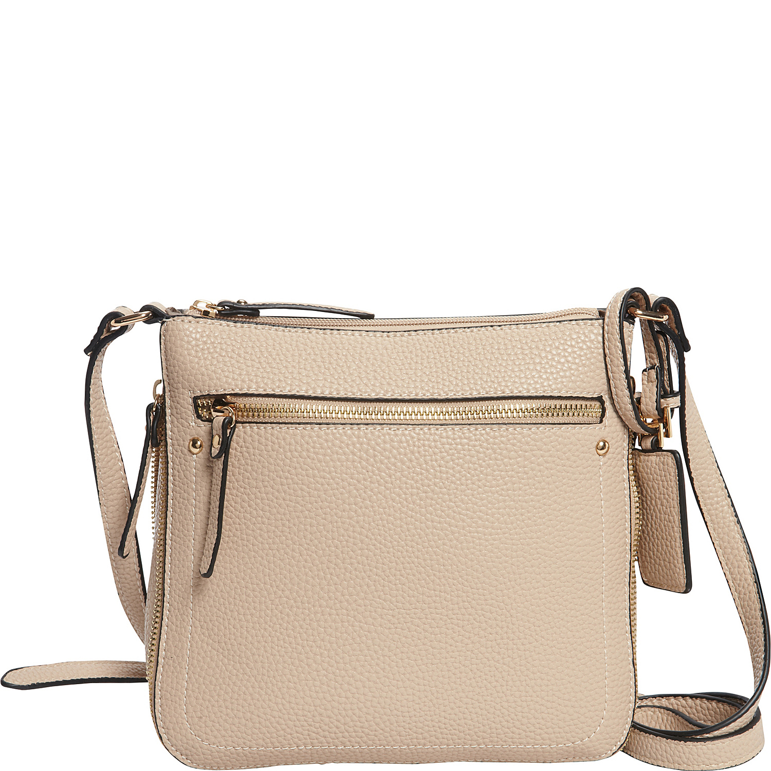 Contouring Zipper Crossbody