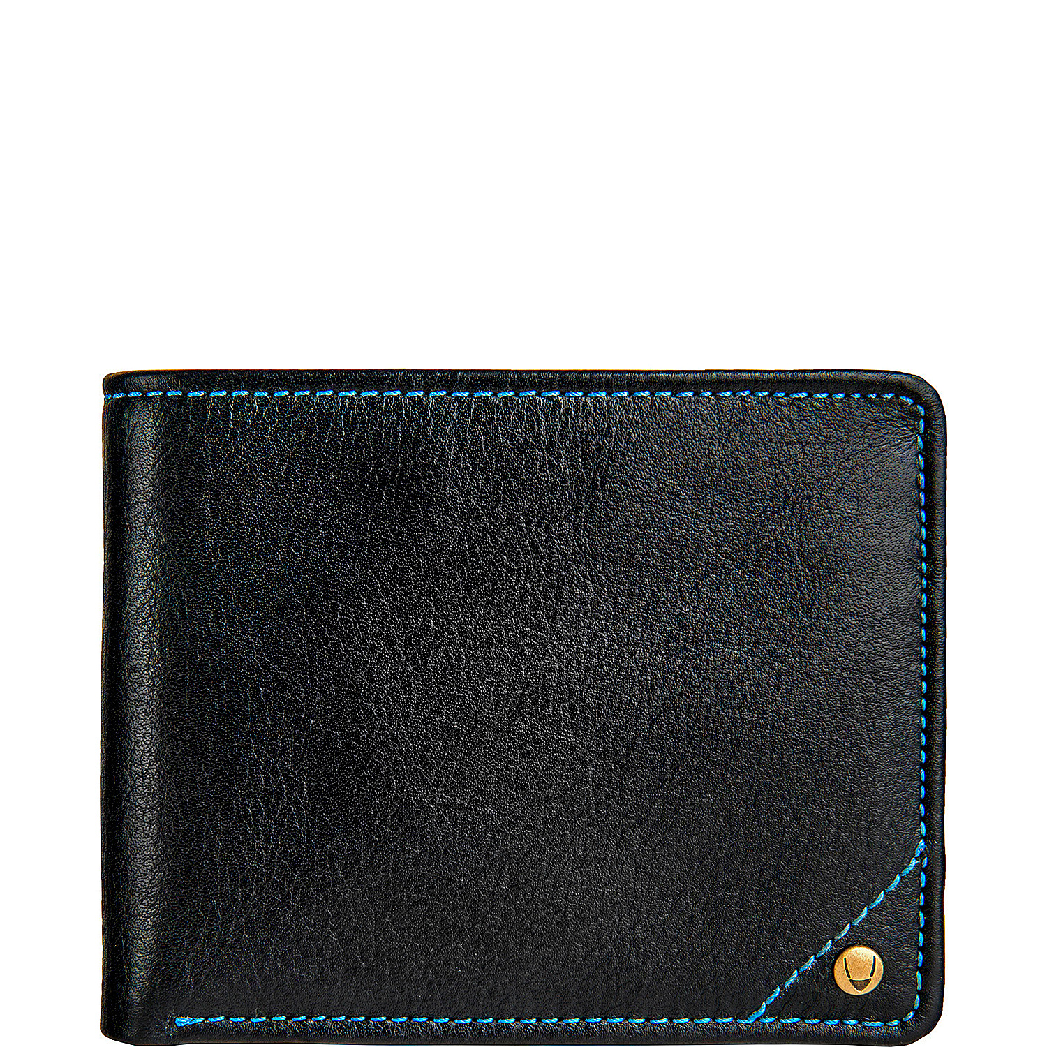 Angle Stitch Leather Multi-Compartment Leather Wallet