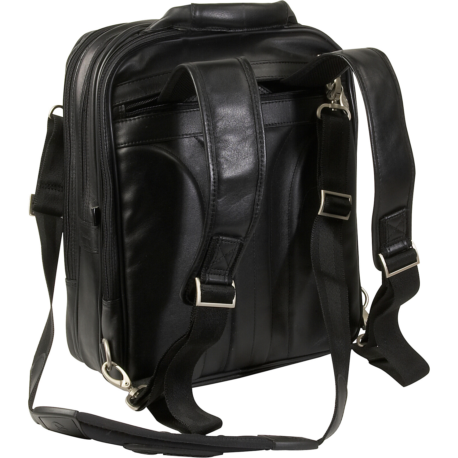 Lincoln Park Leather 15.4" Convertible Laptop Backpack