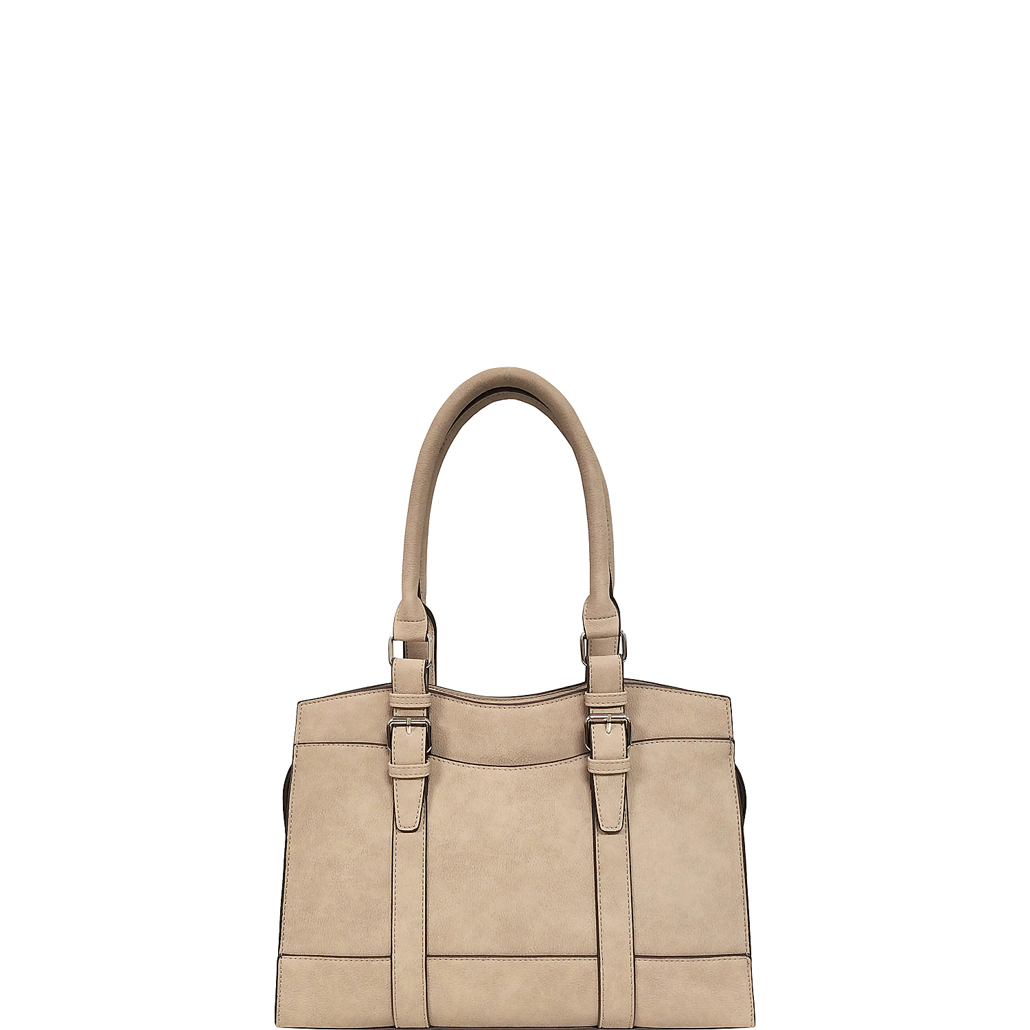 Nubuck Zip Top Tote