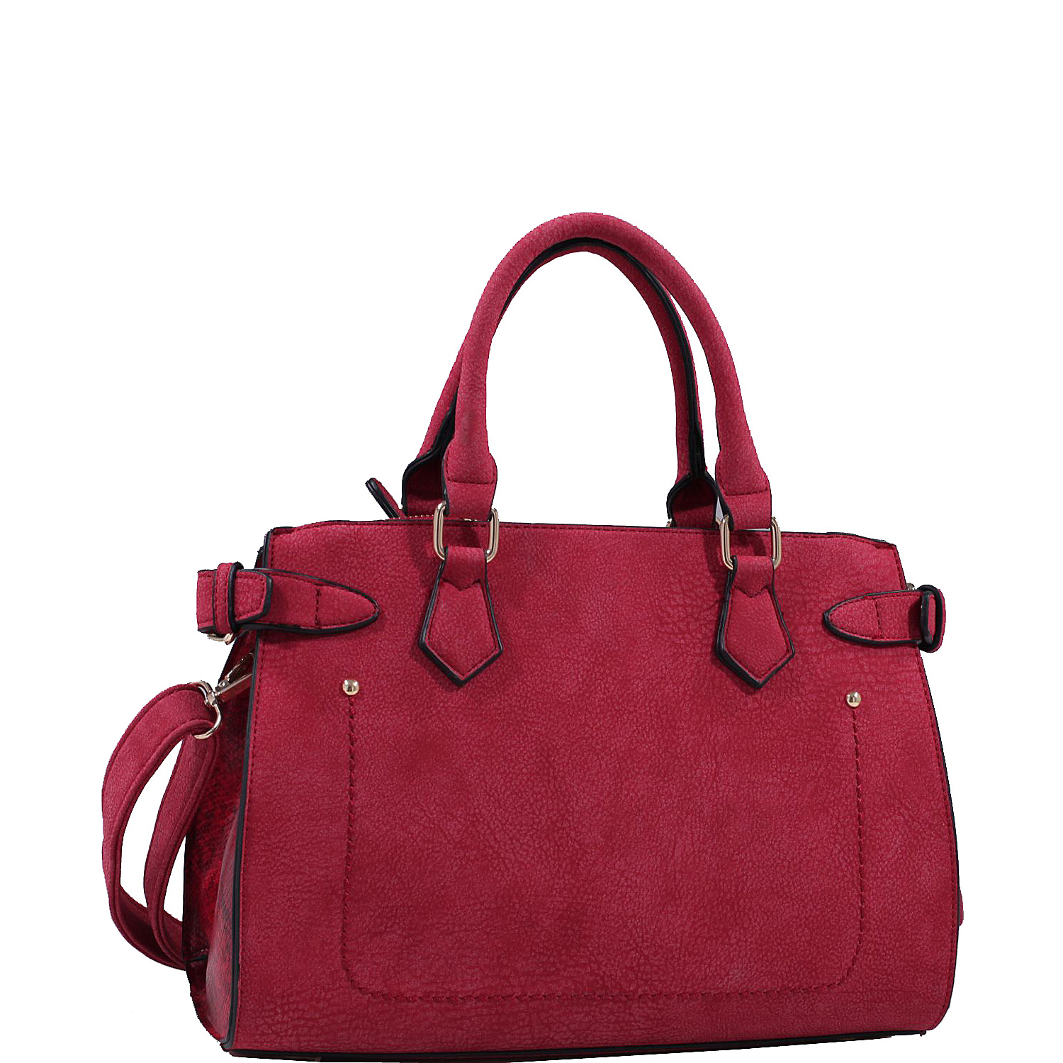 Julia Solid Color Satchel