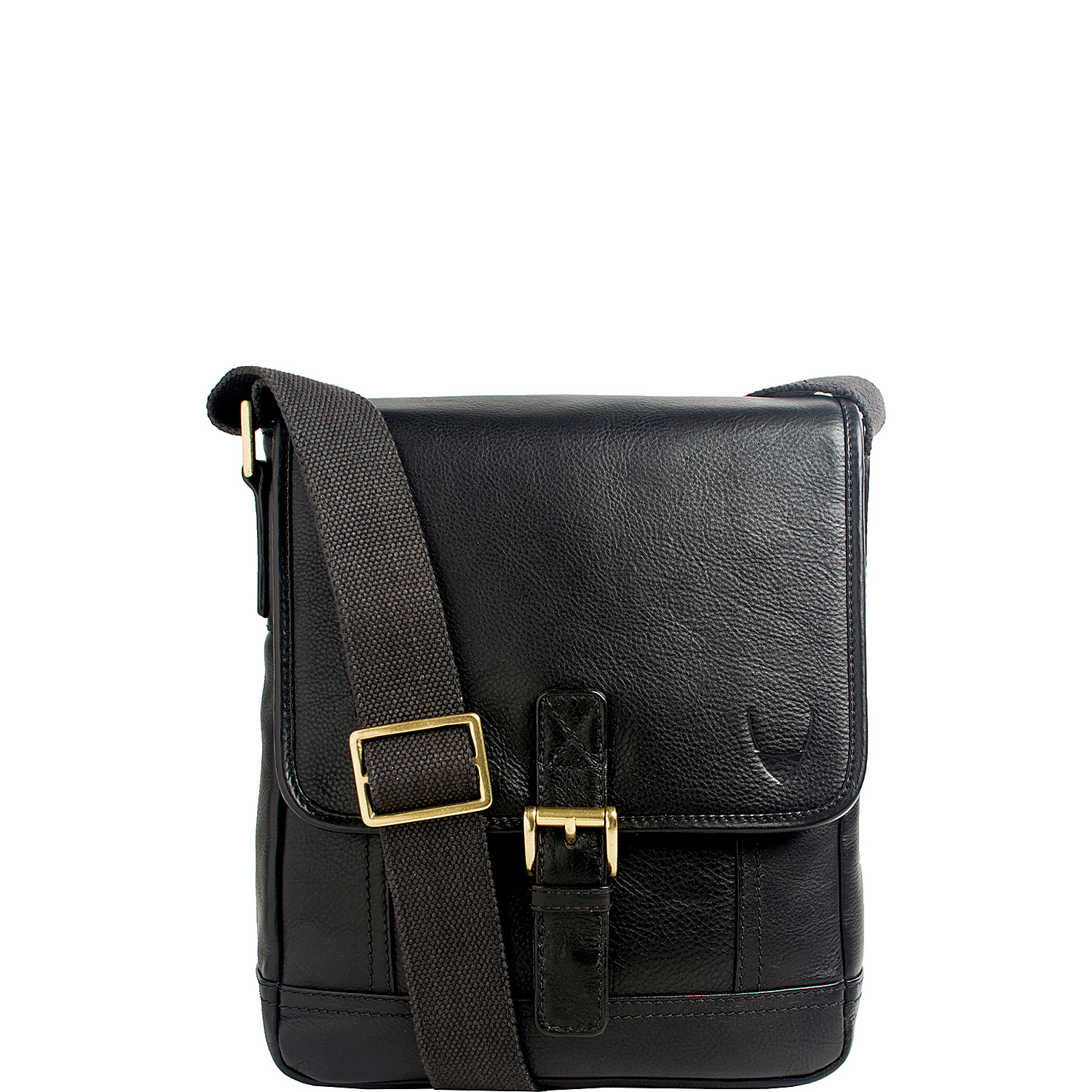 Hunter Small Leather Crossbody Messenger