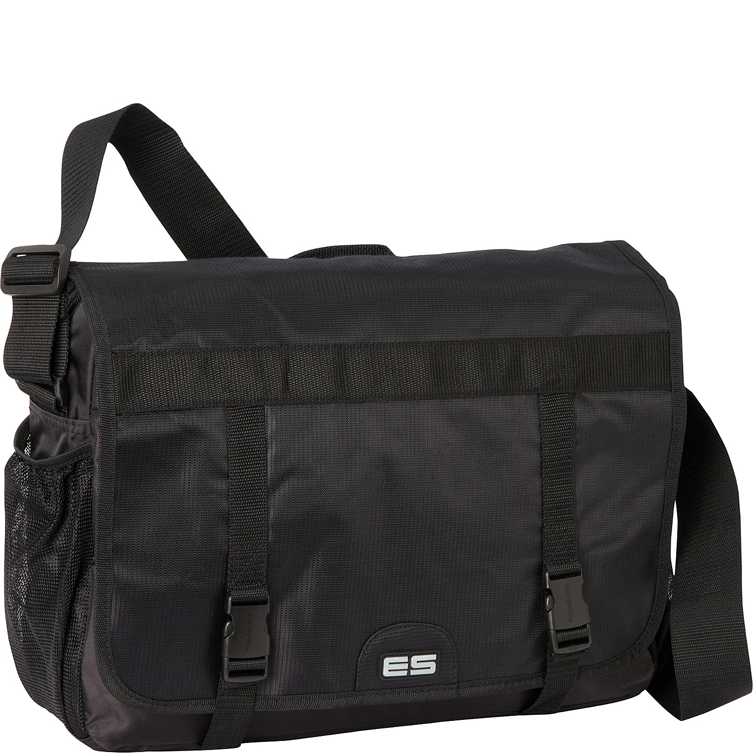 Double Buckle Laptop Messenger