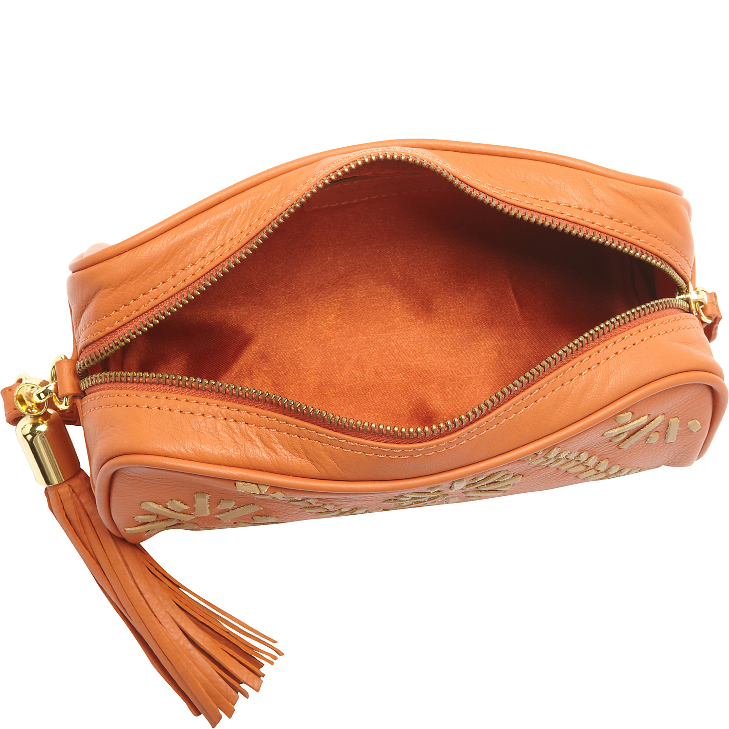 Carmel Whipstitch Wristlet