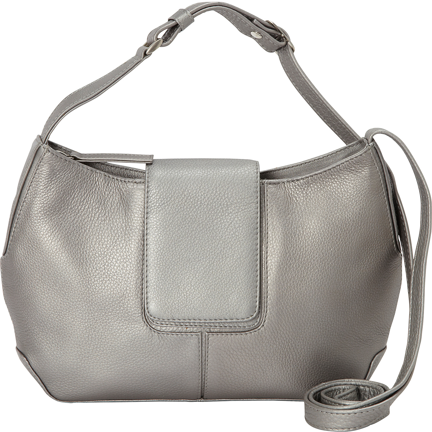 Top Zip Half Moon Shape bag