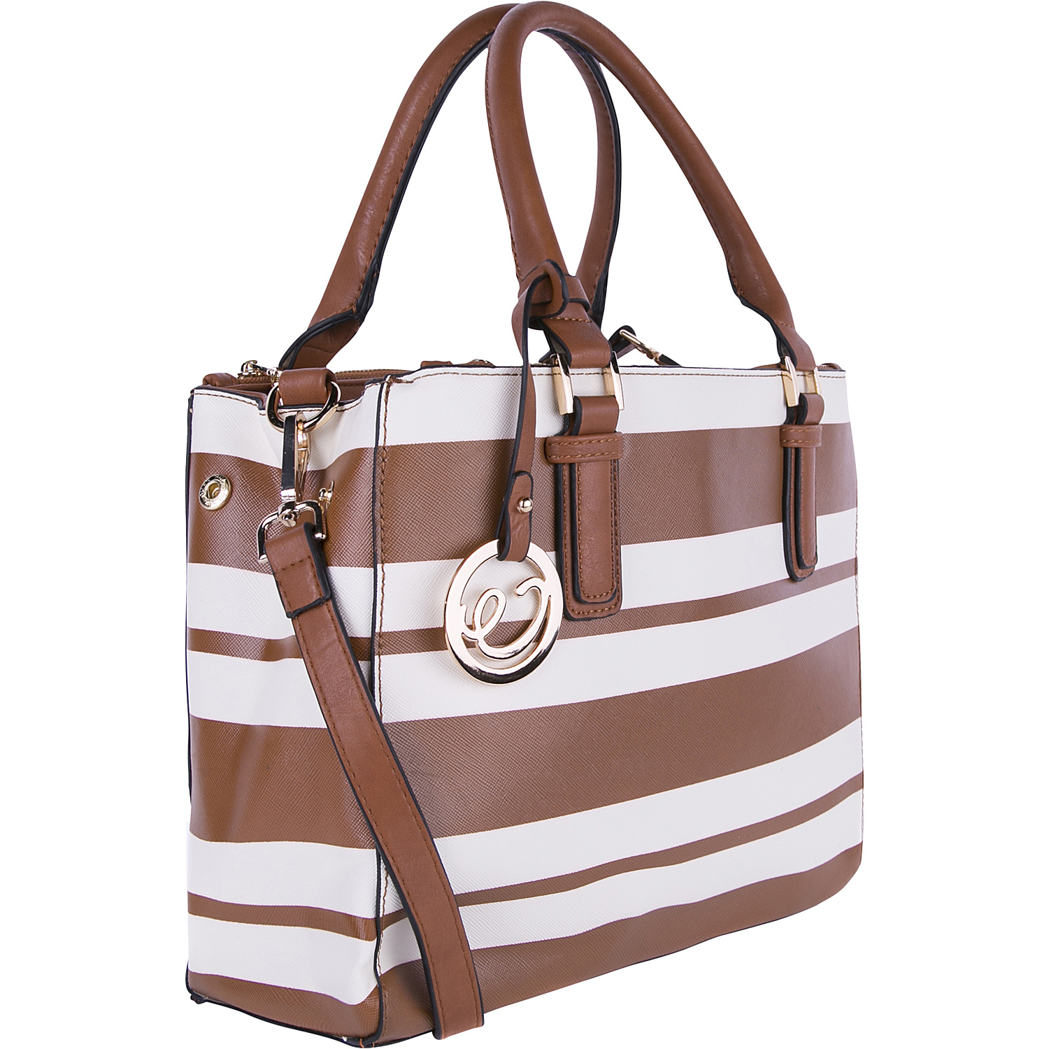 Posey Striped Satchel