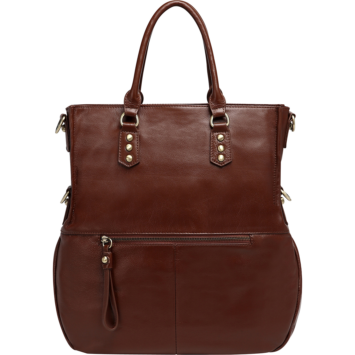 Milana Leather Tote with Coin Purse