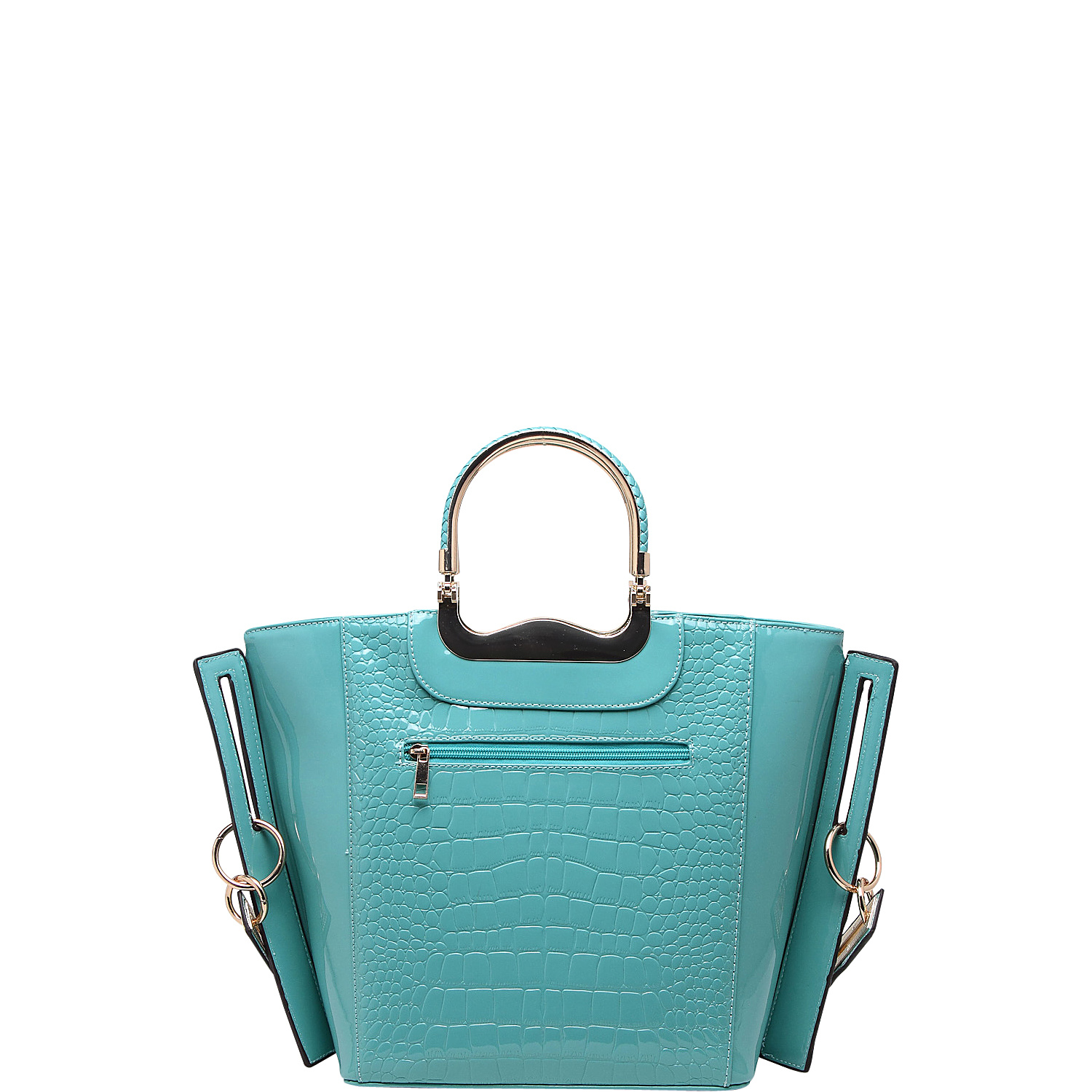 Tressa Croco-Embossed Shoulder Tote