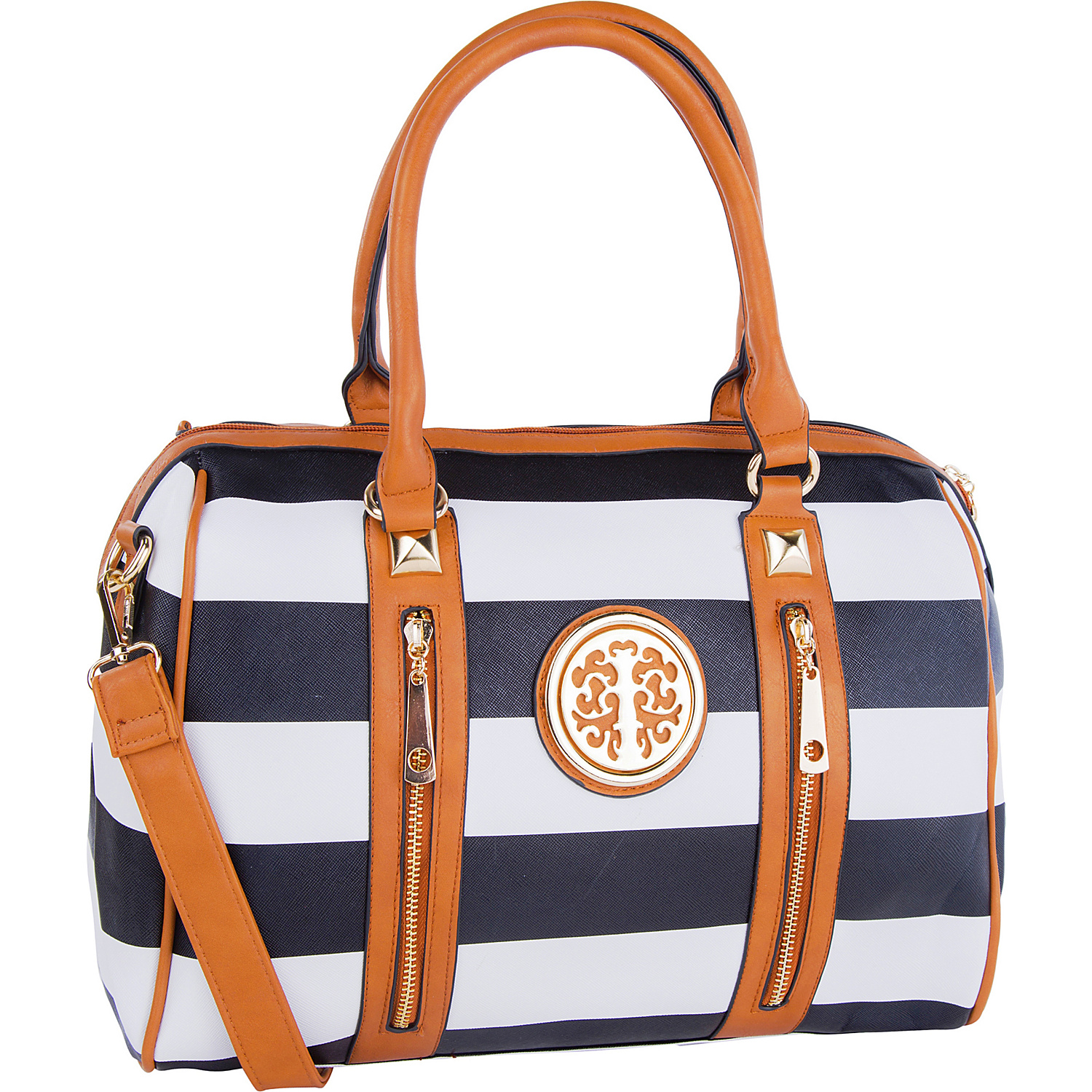 Jen Dual-Zip Overnight Satchel