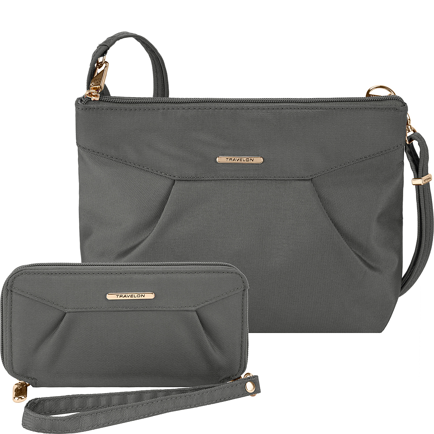 Anti-Theft Compact Crossbody with RFID Clutch Wallet - Exclusive