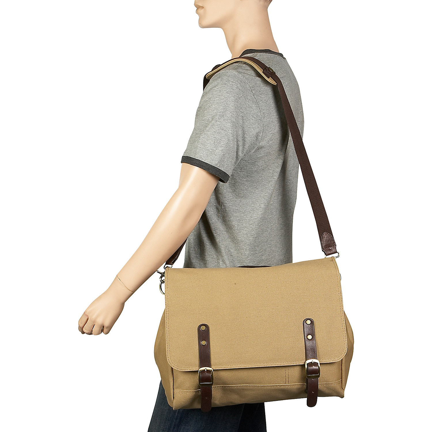 Redford Collection - Canvas Courier Bag