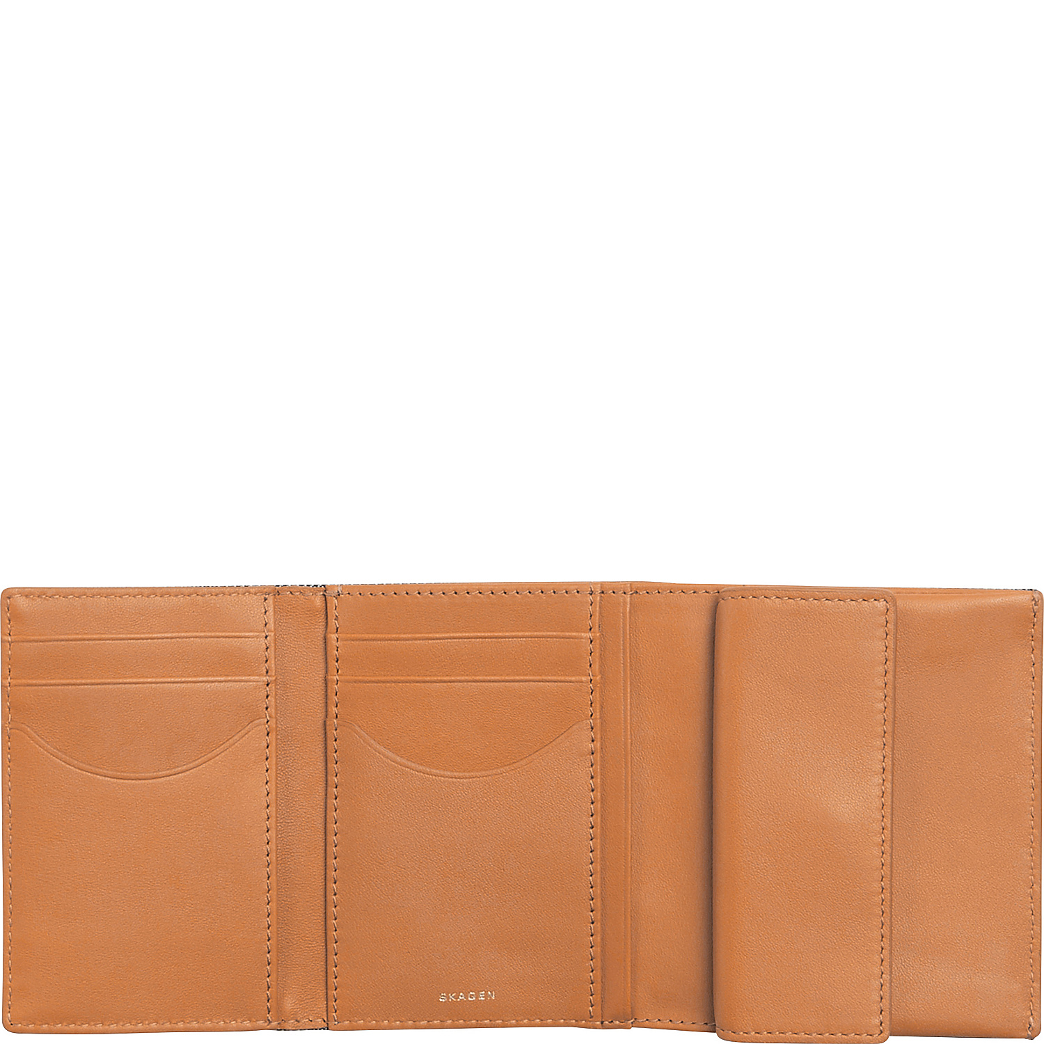 Recycled Twill and Leather International Combi Wallet