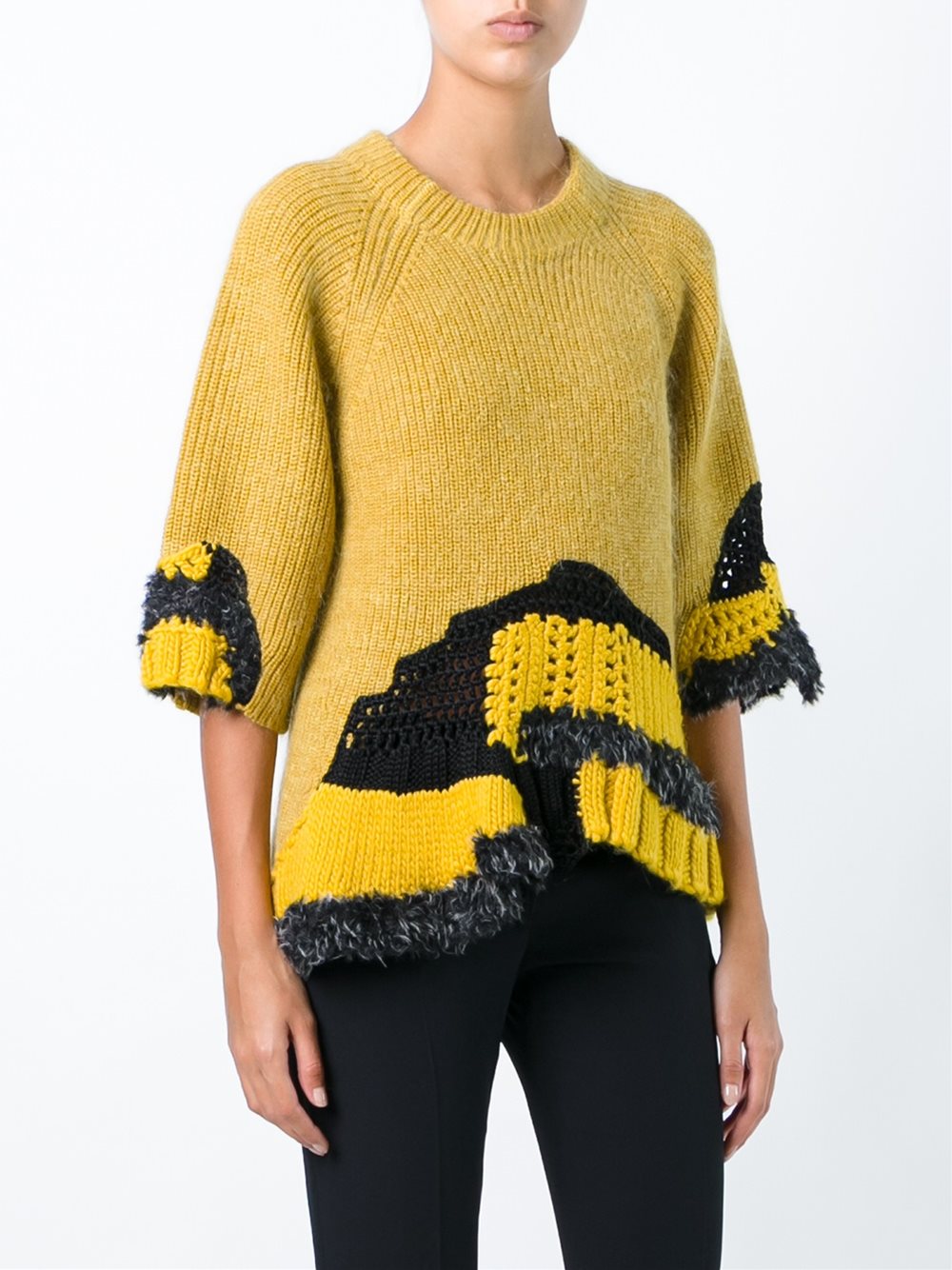 hand-crocheted jumper