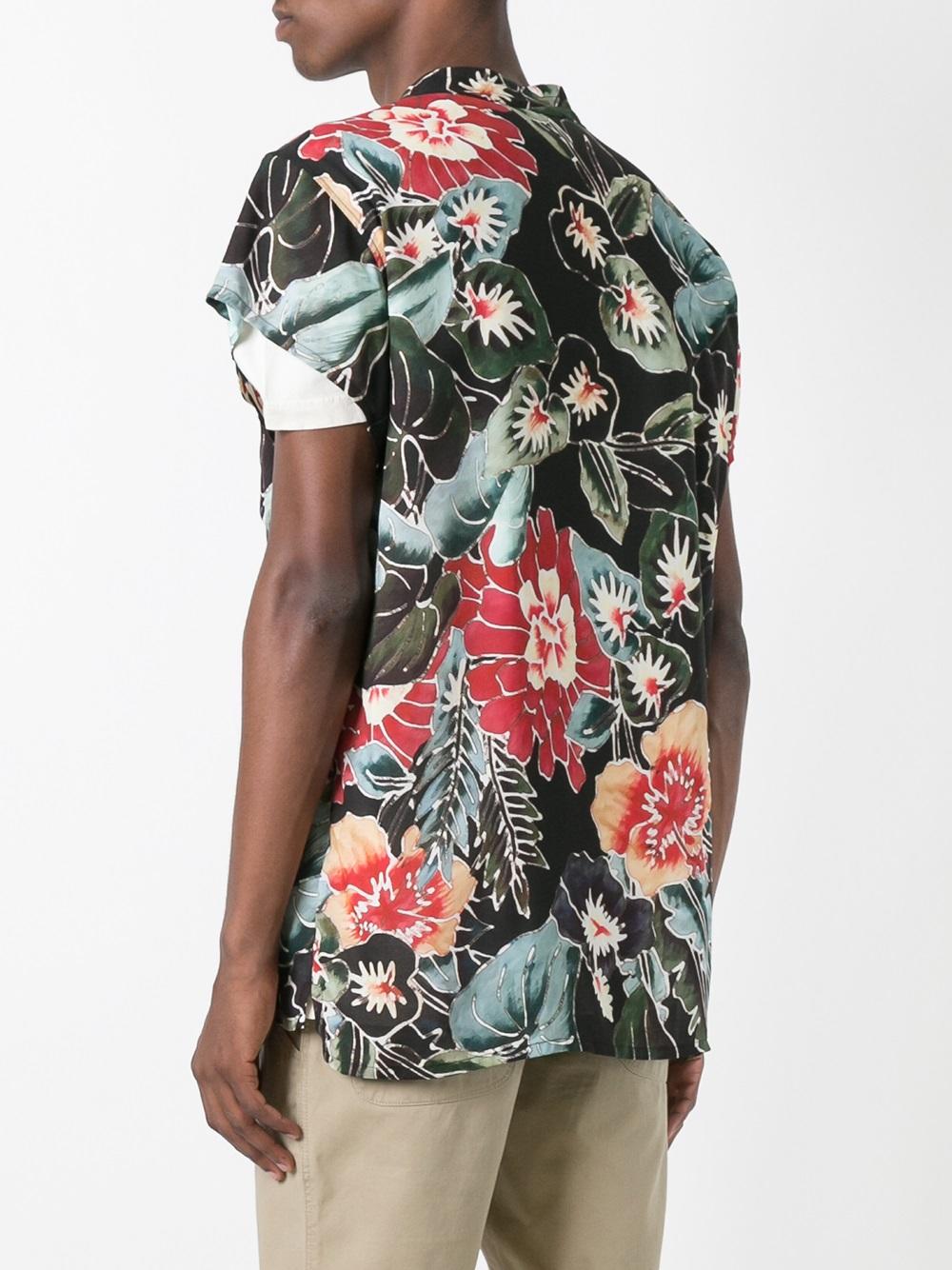 floral print shirt