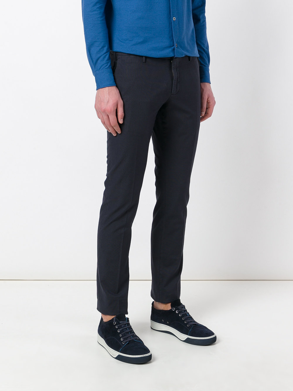 slim-fit trousers