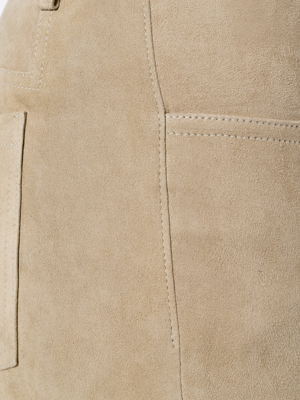 skinny fitting flared trouser