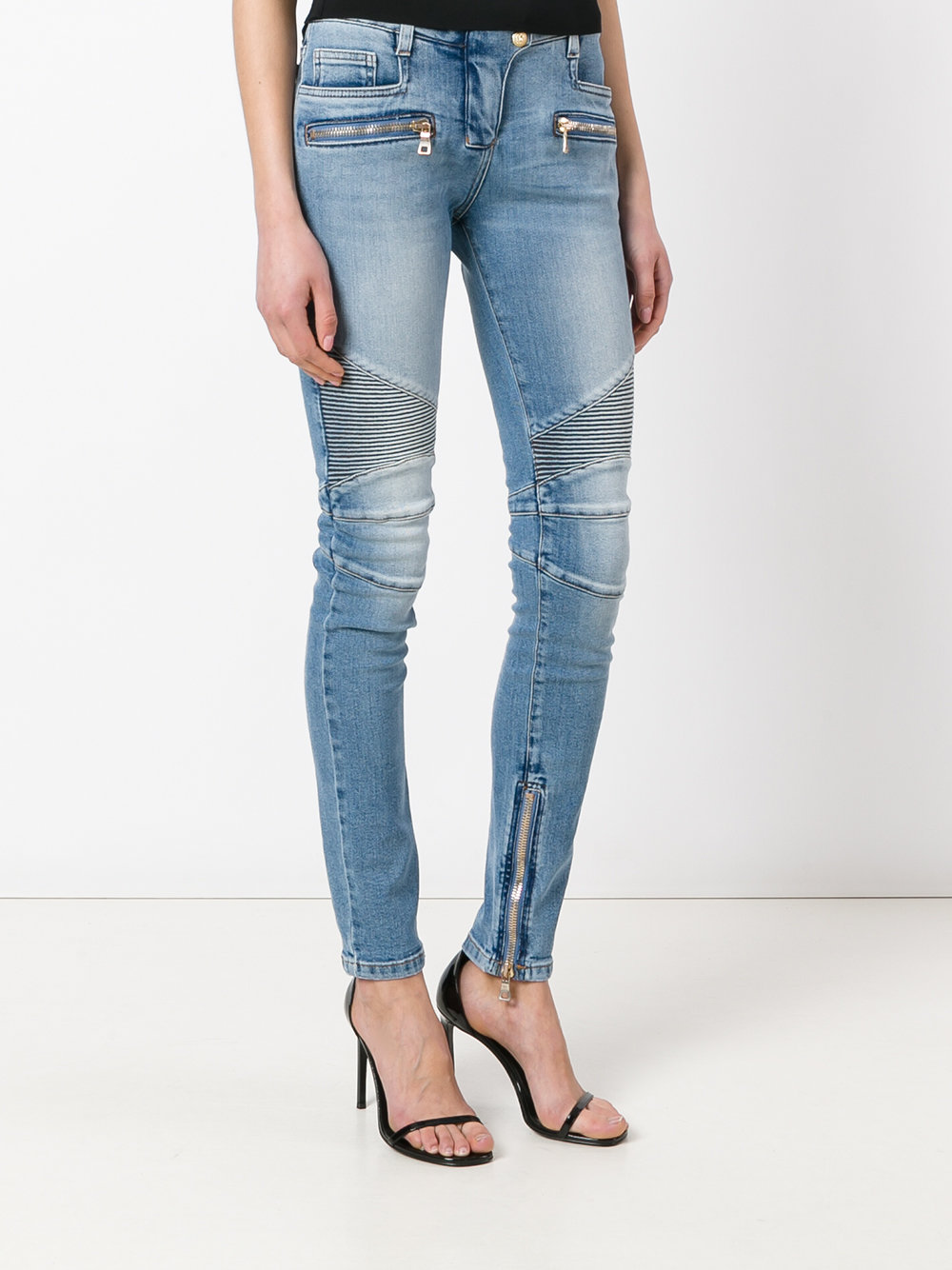 skinny biker jeans