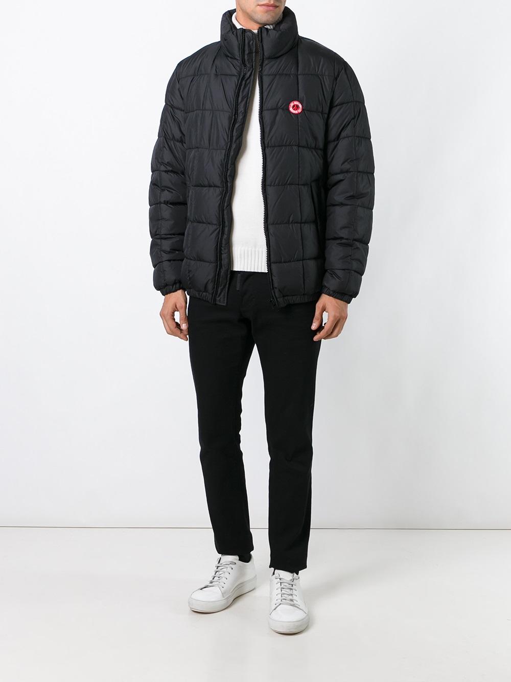 high neck zipped jacket