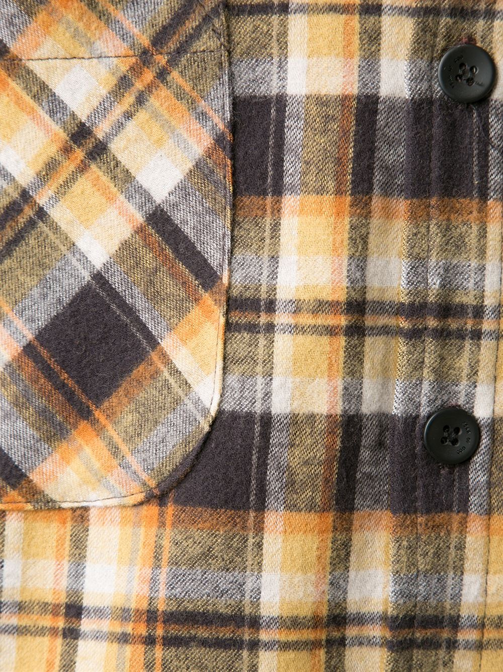 checked chest pockets shirt