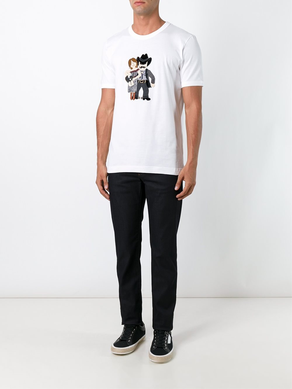Family patch T-shirt 