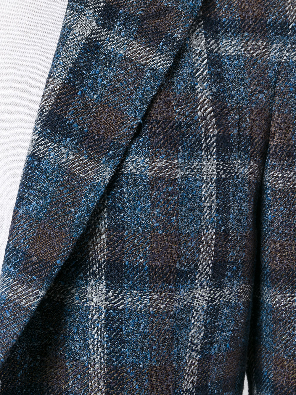 checked blazer