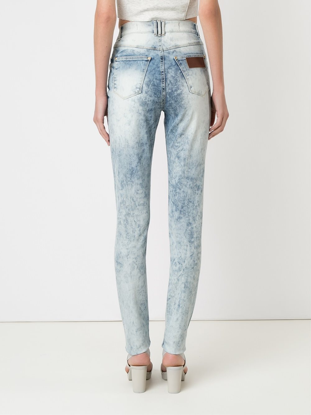 high waisted skinny jeans