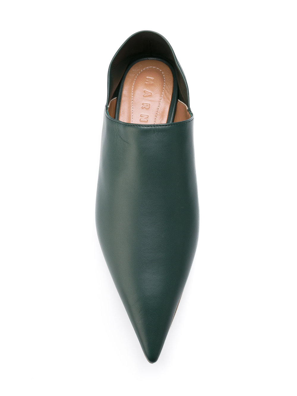 pointed toe slipper loafers