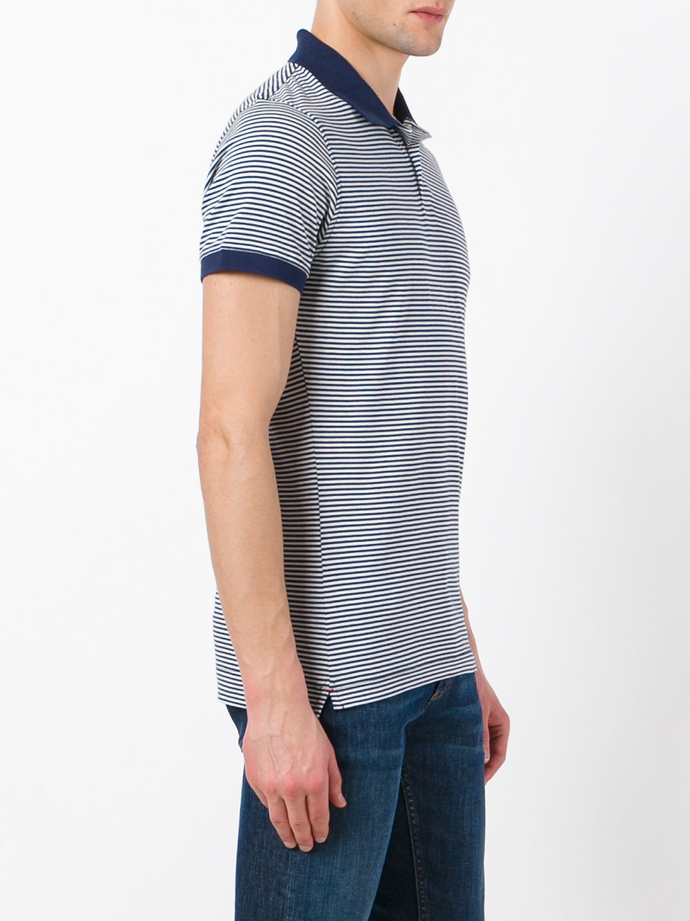 striped polo top