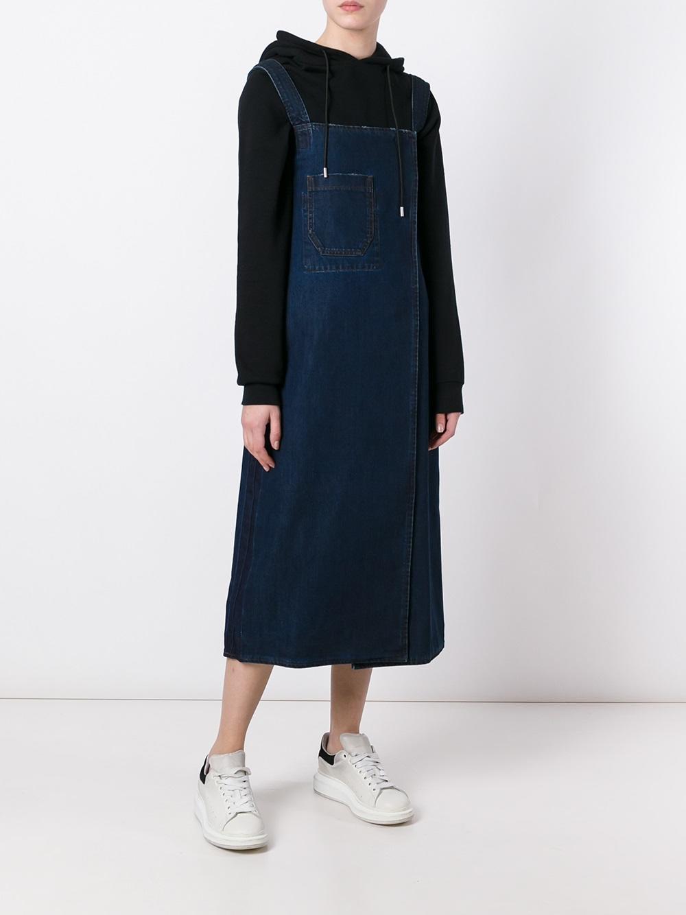 'Wrap' denim dress