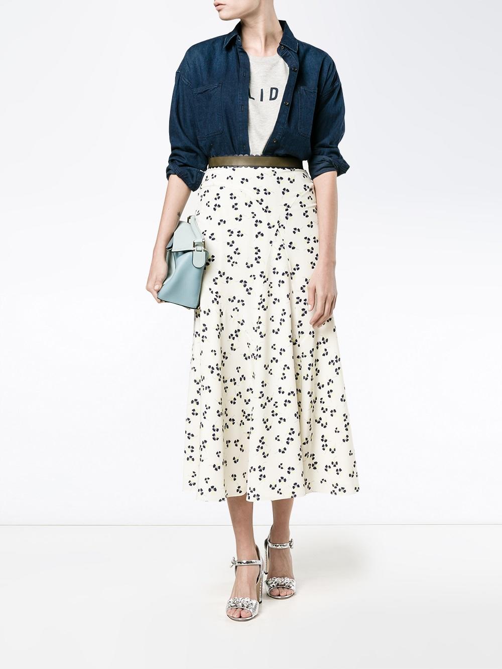 Moraya floral print skirt 