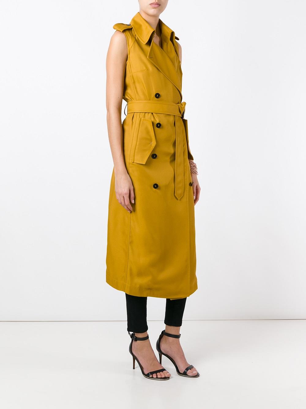 sleeveless trench coat