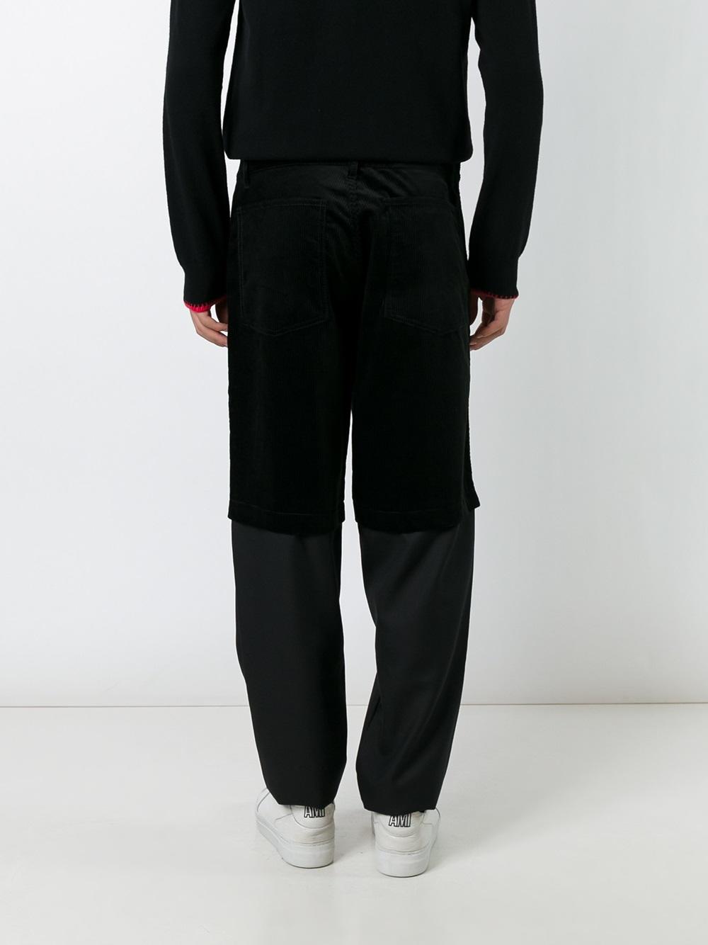 two tone trousers