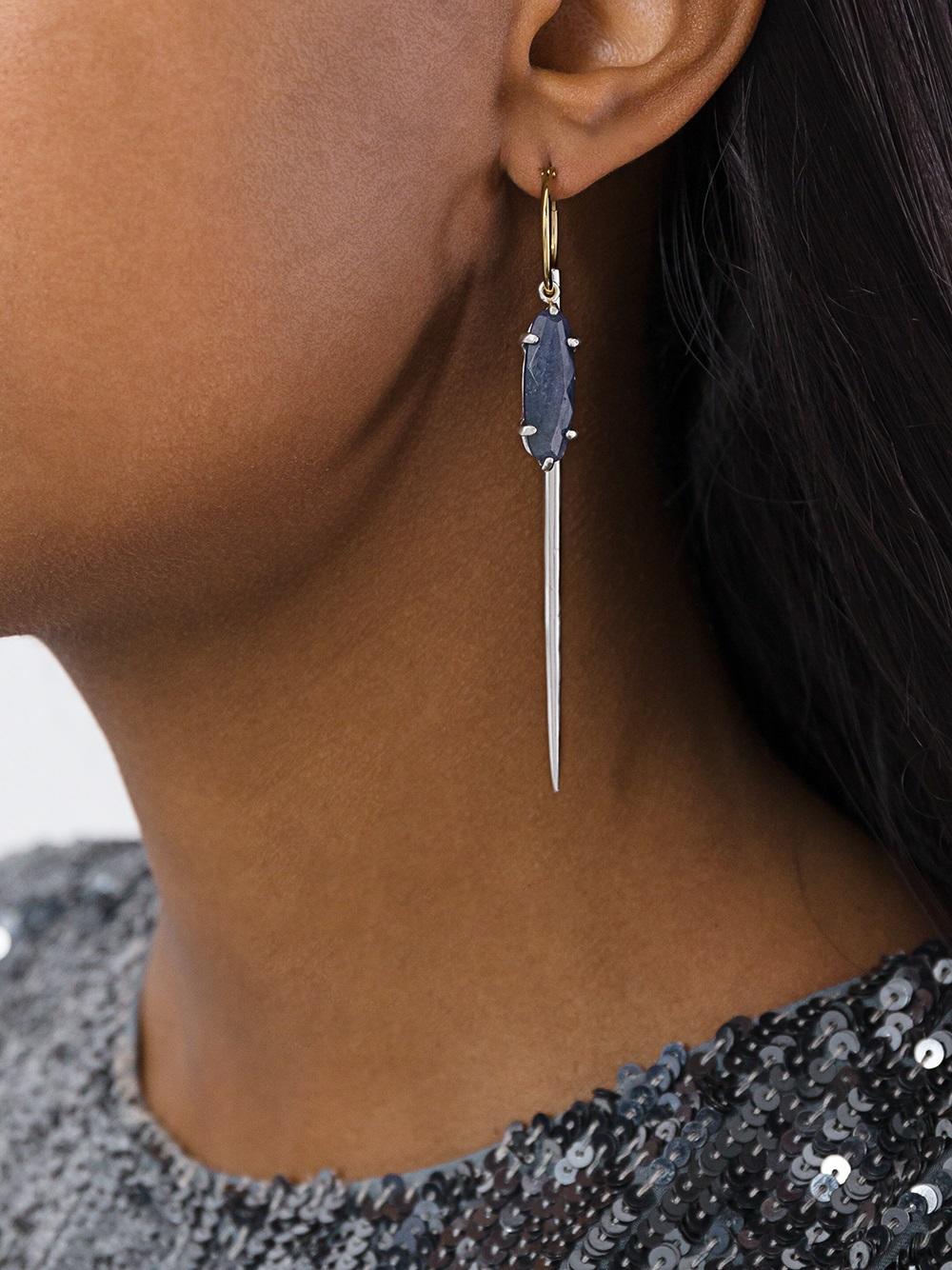 shard and iolite earrings