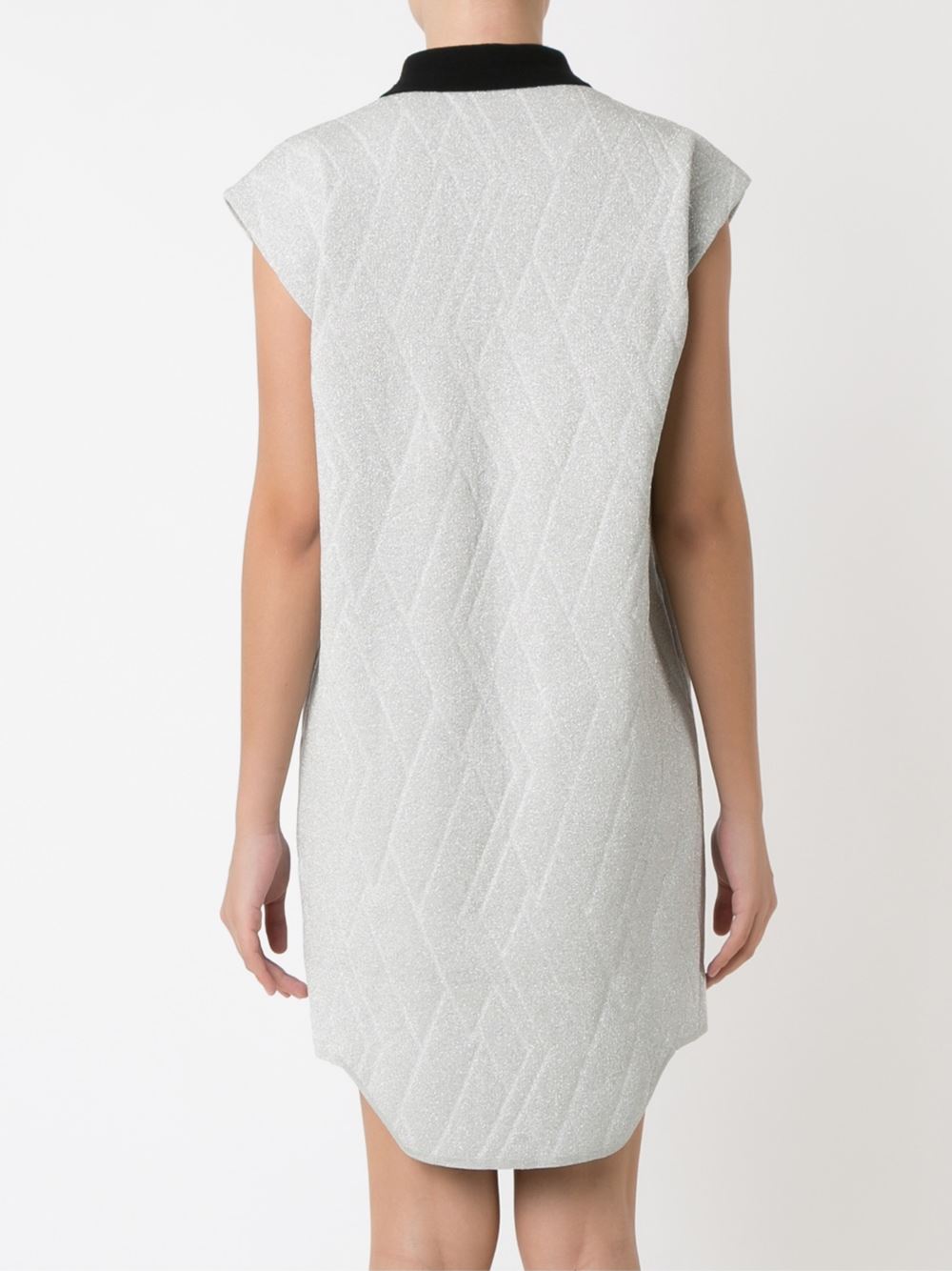 asymmetric hem knit dress