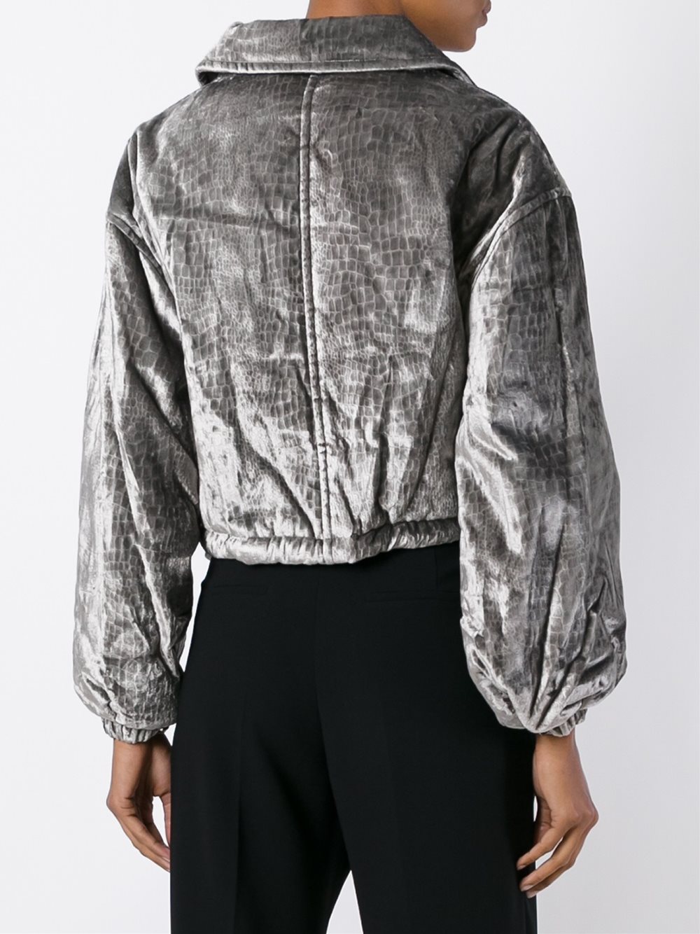 quilted bomber jacket