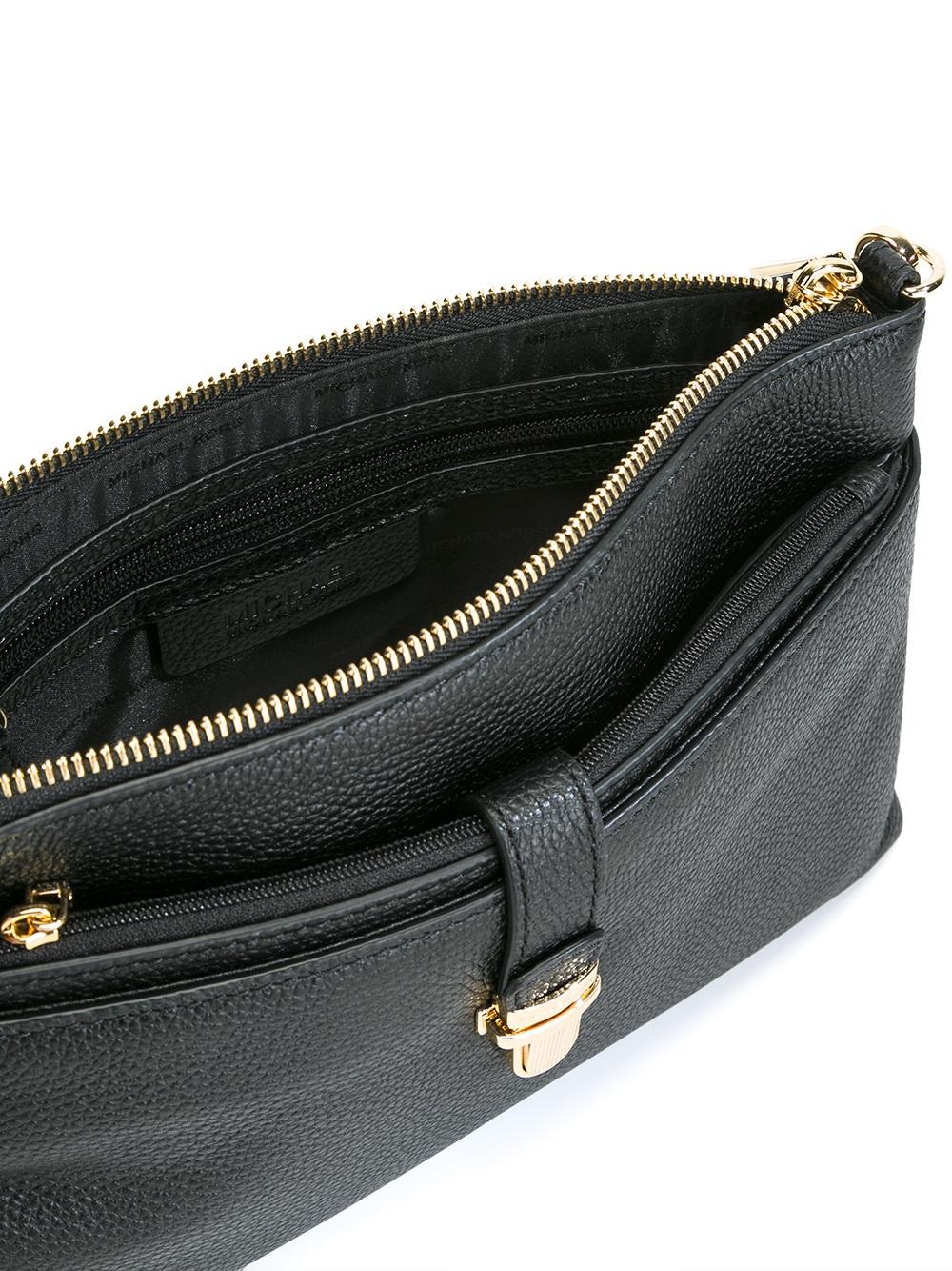 zipped shoulder bag 