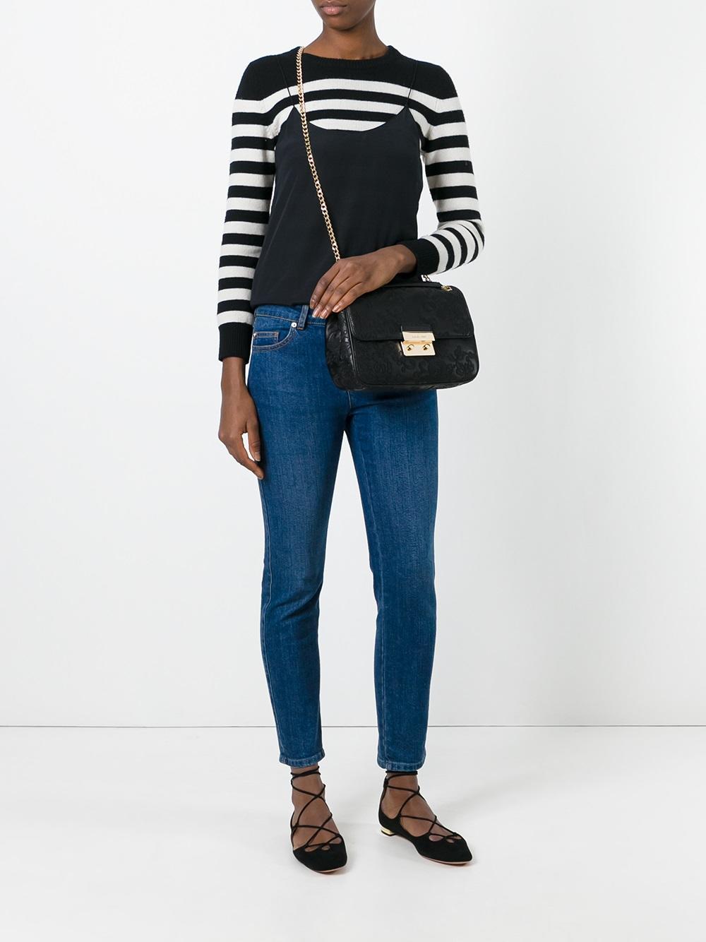 lace motif shoulder bag