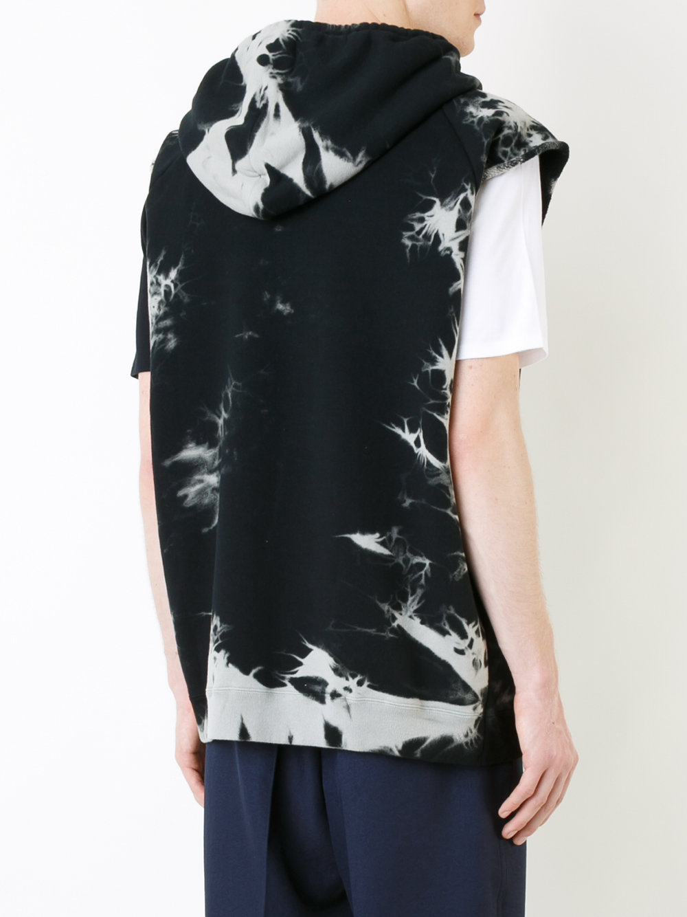 tie dye hooded tank