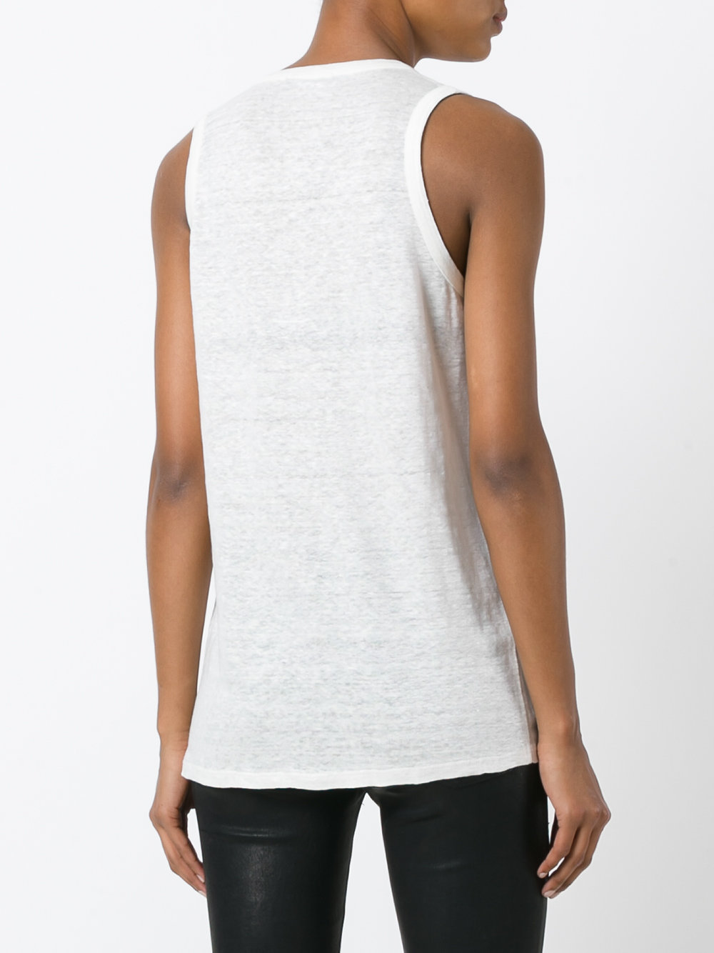 lace-up front tank