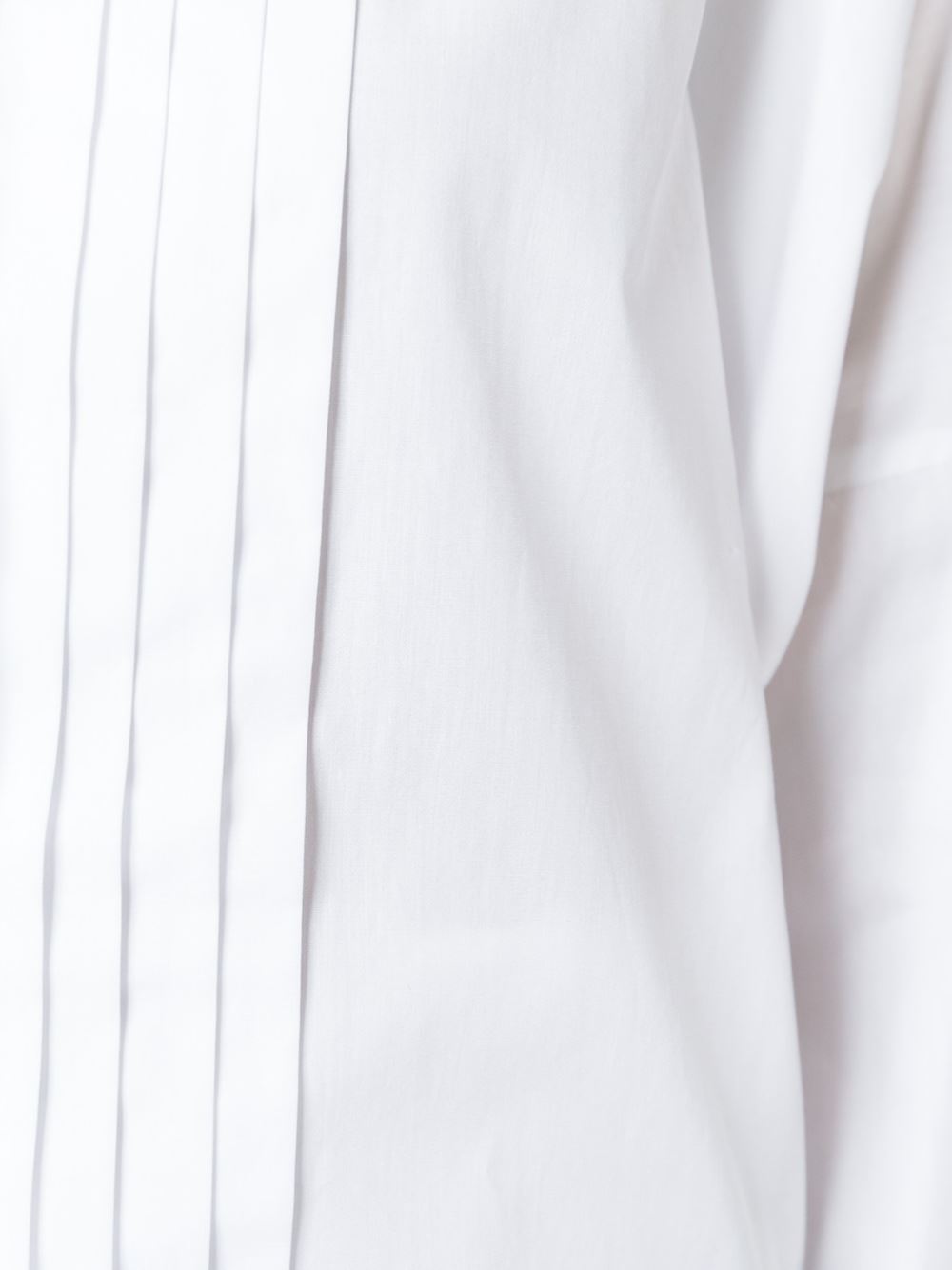 pleated front shirt