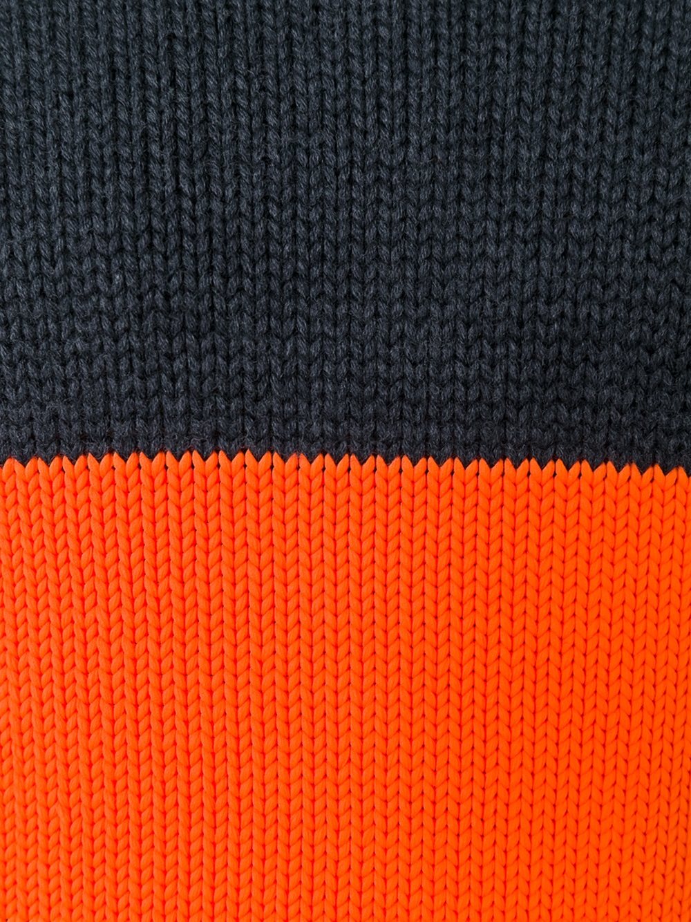 colour block knit rollneck