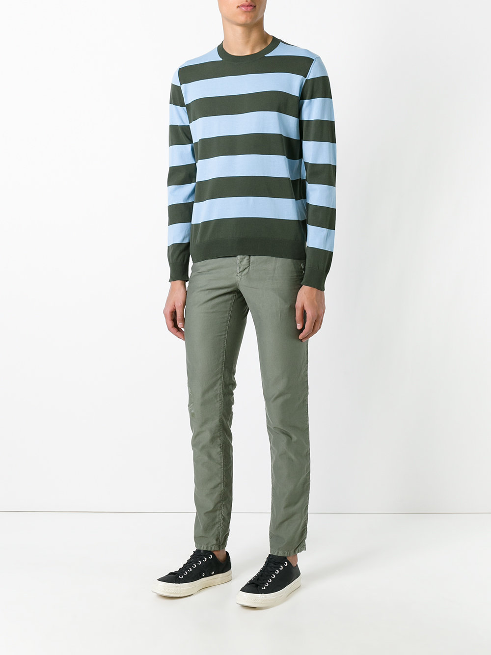 slim-fit trousers