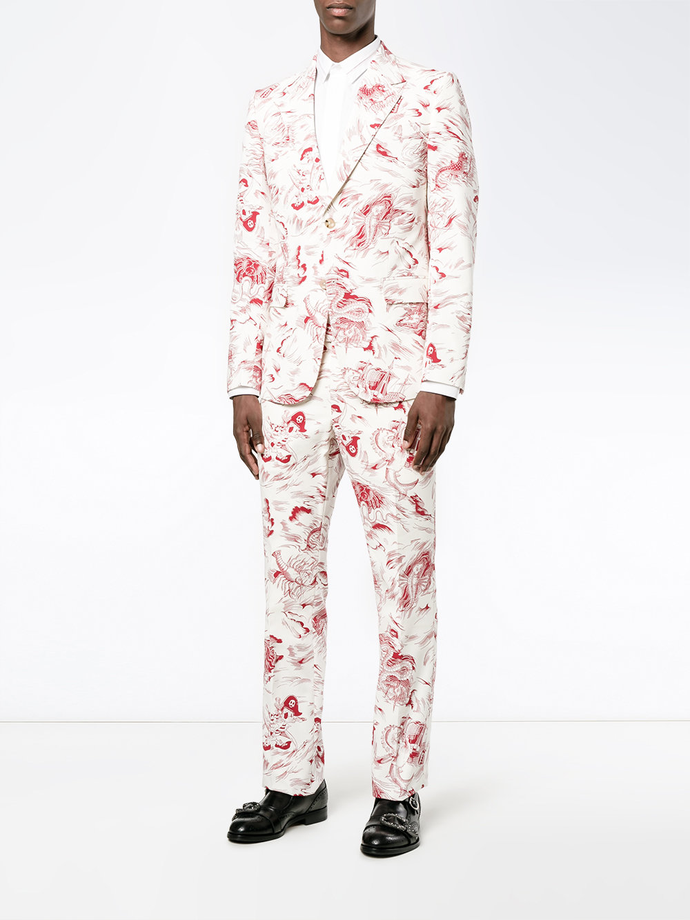 Sea Storm print blazer