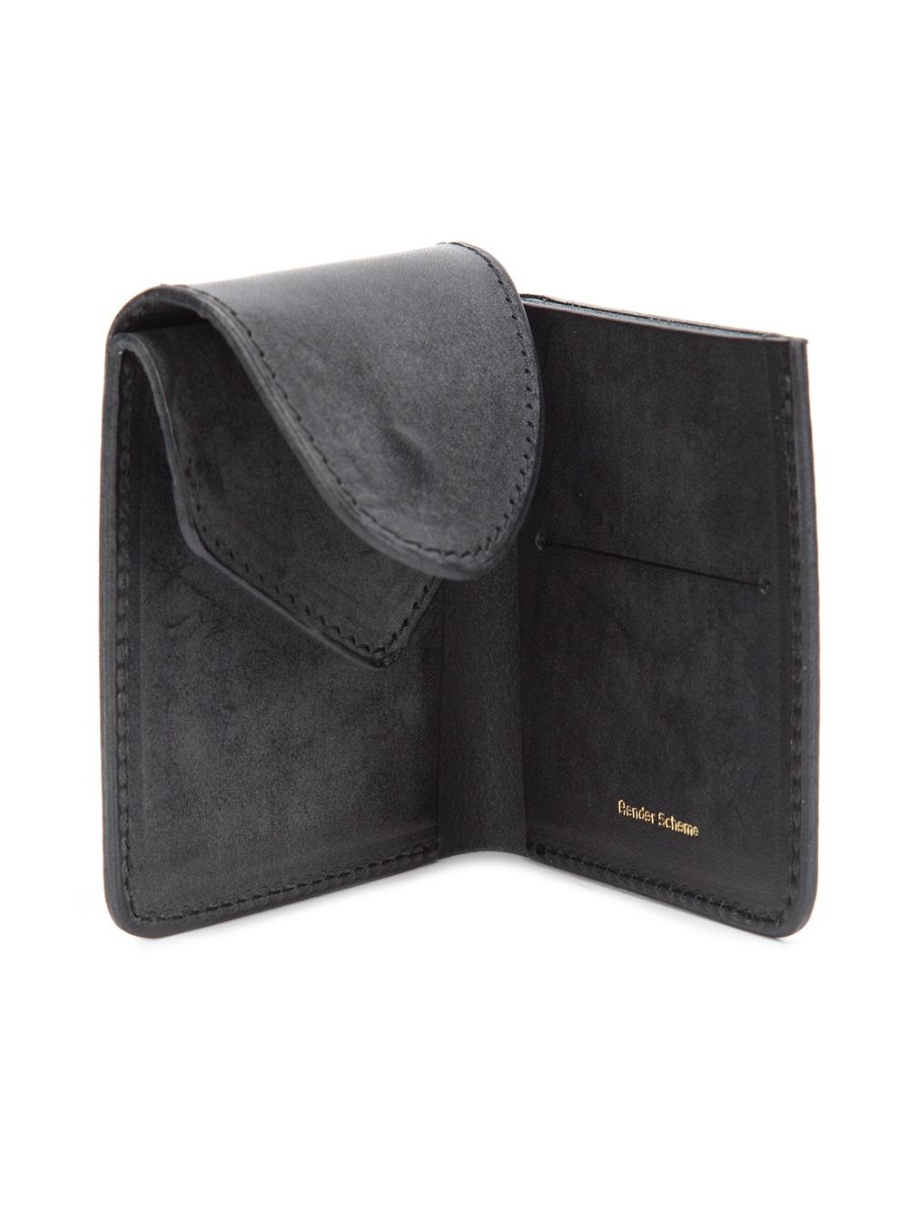 button flat wallet